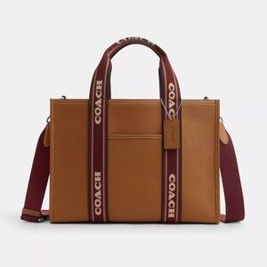 ✨ Coach Large Smith Tote Bag in Penny Multi Leather with Silver Hardware